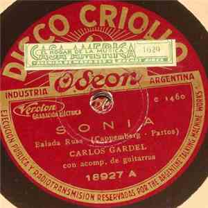 Carlos Gardel - Sonia / Tango Argentino download flac mp3
