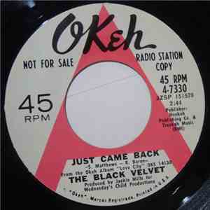 The Black Velvet - Just Came Back download flac mp3