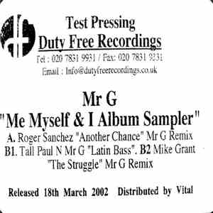 Various - Mr. G - Me Myself & I (Album Sampler) download flac mp3