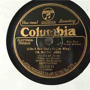 Eddy's Hawaiian Serenaders - (Like A Bird That's On The Wing) I'm Wingin' Home / My Angel download flac mp3