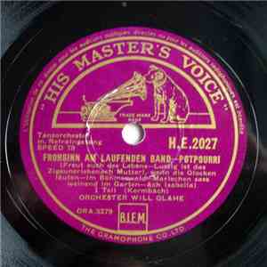 Orchester Will Glahe - Frohsinn Am Laufenden Band - Potpourri download flac mp3