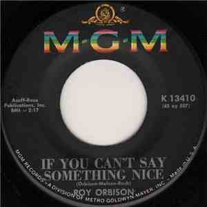 Roy Orbison - Crawling Back / If You Can't Say Something Nice download flac mp3