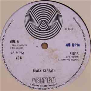 Black Sabbath - Black Sabbath / The Wizard / Evil Woman / Sleeping Village download flac mp3