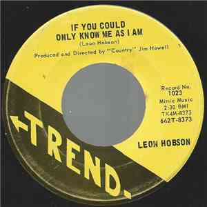 Leon Hobson - If You Could Only Know Me As I Am download flac mp3