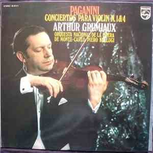 Arthur Grumiaux - Niccolò Paganini - Piero Bellugi - Orchestre National De L'Opéra De Monte-Carlo - Concerti Per Violino N. 1 & 4 download flac mp3