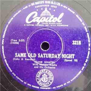 Frank Sinatra With Nelson Riddle And His Orchestra - Same Old Saturday Night / Fairy Tale download flac mp3