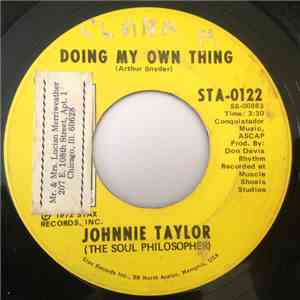 Johnnie Taylor - Doing My Own Thing download flac mp3