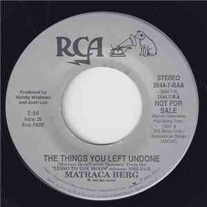 Matraca Berg - The Things You Left Undone download flac mp3