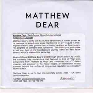 Matthew Dear - Earthforms download flac mp3