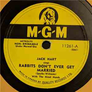 Jack Hart  And The Hired Hands - Rabbits Don't Ever Get Married / Angelina download flac mp3