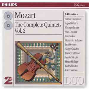 Mozart - The Complete Quintets - Vol. 2 download flac mp3