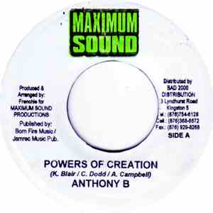 Anthony B - Powers Of Creation download flac mp3