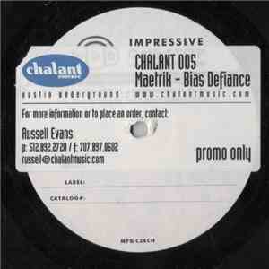 Maetrik - Bias Defiance EP download flac mp3