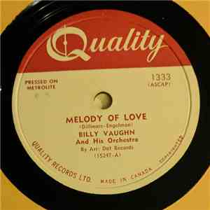 Billy Vaughn And His Orchestra - Melody Of Love / Joy Ride download flac mp3