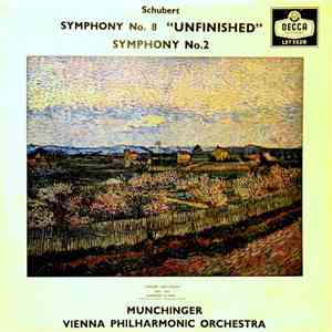 Schubert / Münchinger, Vienna Philharmonic Orchestra - Symphony No. 8 In B Minor, D. 759 (Unfinished) / Symphony No. 2 In B Flat, D. 125 download flac mp3