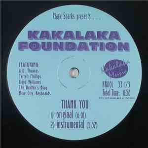 Kakalaka Foundation - Thank You download flac mp3