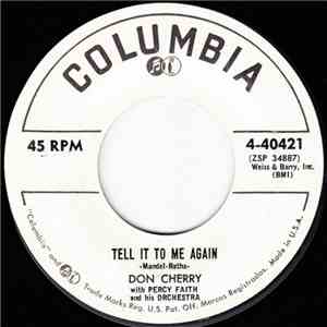 Don Cherry  With Percy Faith And His Orchestra - Tell It To Me Again / Clean Break download flac mp3