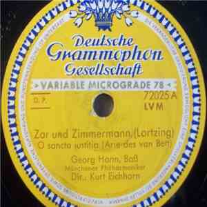 Georg Hann - Zar Und Zimmermann download flac mp3