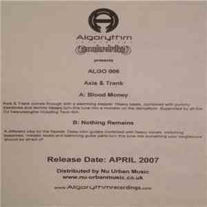 Axis & Trank - Blood Money download flac mp3