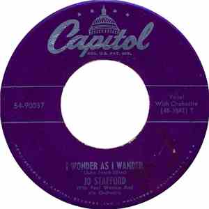 Jo Stafford - I Wonder As I Wander download flac mp3