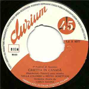 Nella Colombo E Bruno Rosettani - Casetta In Canada / Un Filo Di Speranza download flac mp3