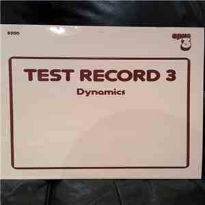 Various - Test Record 3, Dynamics download flac mp3