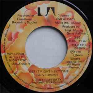 Gerry Rafferty - Get It Right Next Time / It's Gonna Be A Long Night download flac mp3