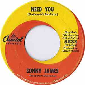Sonny James - Need You download flac mp3
