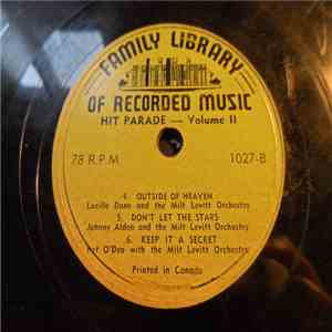 The Milt Levitt Orchestra - Hit Parade Volume 2 download flac mp3
