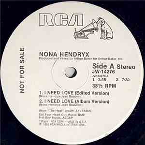 Nona Hendryx - I Need Love download flac mp3