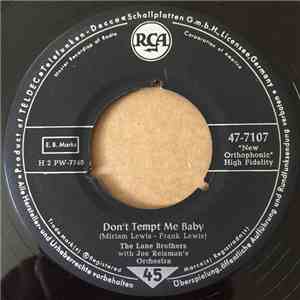 The Lane Brothers - Don't Tempt Me Baby / A Lover's Heart download flac mp3