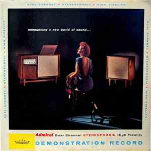 Various - Admiral Dual Channel Stereophonic High Fidelity Demonstration Record download flac mp3