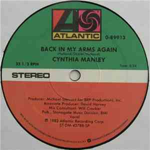 Cynthia Manley - Back In My Arms Again download flac mp3