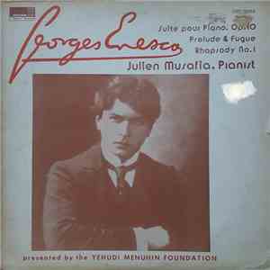 George Enescu - Enescu: Suite Pour Piano/Rhapsody No. 1 download flac mp3