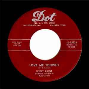 Lorry Raine - Love Me Tonight / What Would I Do download flac mp3