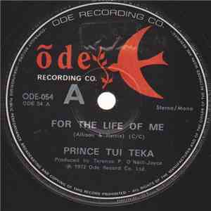 Prince Tui Teka - For The Life Of Me download flac mp3