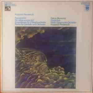 Krzysztof Penderecki, Felicja Blumental, Polnisches Radio-Symphonie-Orchester - Fonogrammi / De Natura Sonoris Nr. 2 / Emanationen Für Zwei Streichorchester / Partita Für Cembalo Und Orchester download flac mp3