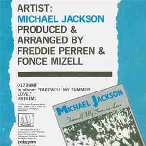 Michael Jackson - Farewell My Summer Love download flac mp3