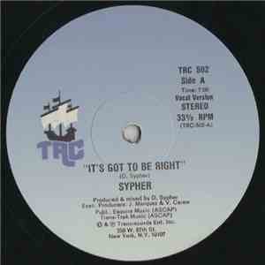 Sypher - It's Got To Be Right download flac mp3
