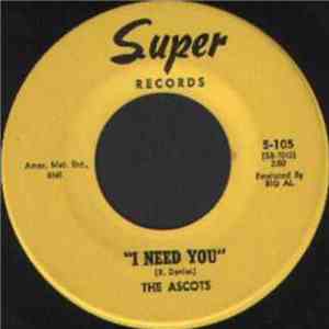 The Ascots  - I Need You / Knock On Wood download flac mp3