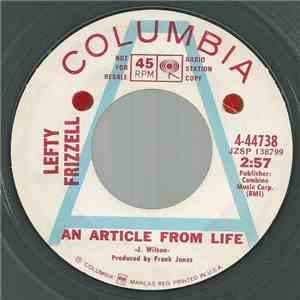 Lefty Frizzell - An Article From Life download flac mp3