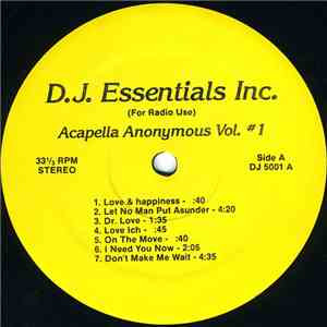 Various - Acapella Anonymous Vol. #1 download flac mp3