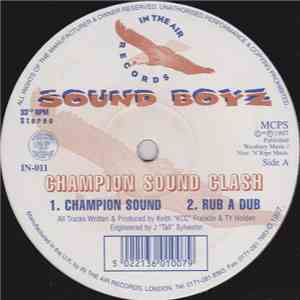 Sound Boyz - Champion Sound Clash EP download flac mp3