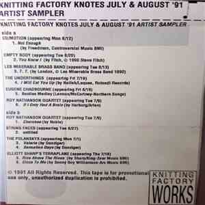 Various - Knitting Factory Artist Sampler Knotes July & August '91 Artist Sampler download flac mp3