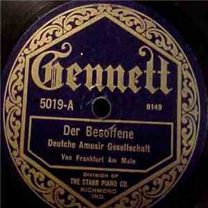 Deutche Amusir Gesellschaft Von Frankfurt Am Main / Frankfurter Stadt-Kapelle - Der Besoffene / Der Lustige Hans download flac mp3
