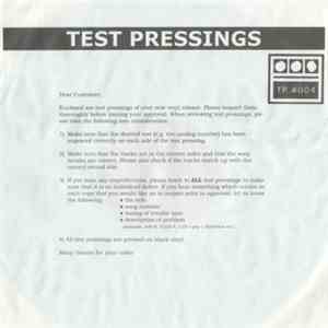 Demdike Stare - Testpressing #004 download flac mp3