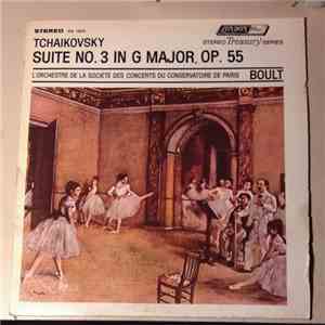 Tchaikovsky, L'Orchestre De La Société Des Concerts Du Conservatoire, Sir Adrian Boult - Suite No. 3 In G Major Opus. 55 download flac mp3