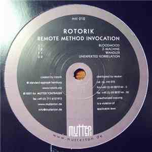 Rotorik - Remote Method Invocation download flac mp3