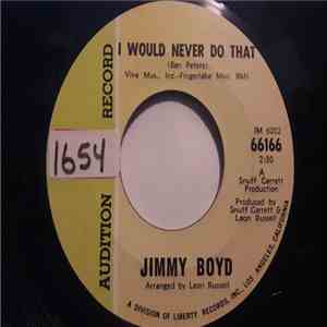 Jimmy Boyd - I Would Never Do That / Lazy Me download flac mp3