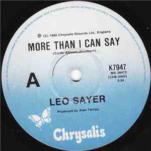 Leo Sayer - More Than I Can Say download flac mp3